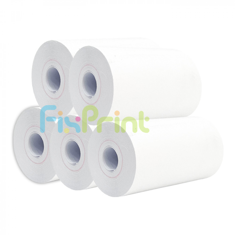 Bundling Roll Kertas Thermal Kasir Mm X Mm Kasir Edc Paper Roll Struck Resi Ukuran